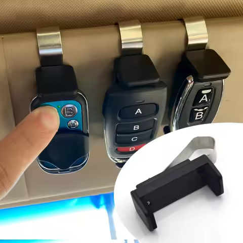 45-67mm Car Sun Visor Clip Holder Gate Remote for Garage Door Control Car Keychain Barrier Opener Qu