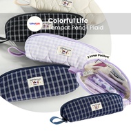 Tokotab - Colorful Life Pencil Case Coquette Plaid Edition Aesthetic Pencil Case
