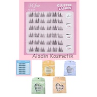 MATA AiGlow Glueless False Eyelashes Cluster Lashes Series Lily Pre Glue Lashes with FREE TWEEZERS