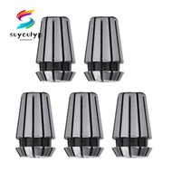 SUYOUMY 5Pcs CNC Collet Chuck, High Accuracy 1/16" to 1/4" Range ER11 Spring Collet Set, Precision 4
