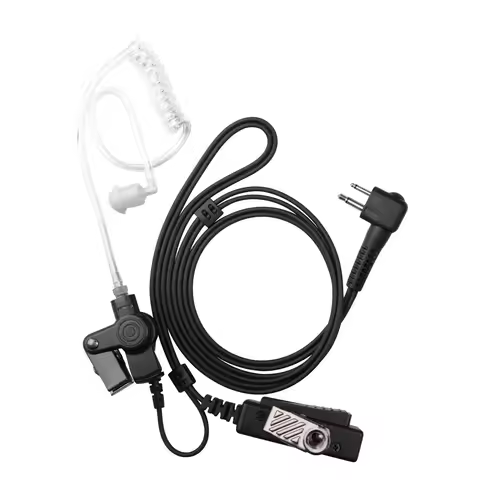 MOTOROLA Walkie Talkie Acoustic Tube Earpiece Headset Mic For DP1400 EP450 GP88S CP88 CP040 CP140 CP