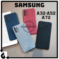 Case Samsung A32 A52 A72 (2021) Premium Softcase Sandstone Silicone - Biru, Samsung A52