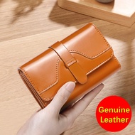 Cowhide Leather Card Holder Ladies Korean Zipper Business Card Package Multi-Card Coin Purse X20N02X
