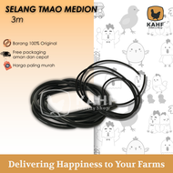 [KAHF PS] Selang TMAO asli Medion 3 m Selang Hitam Tempat Minum Ayam Otomatis