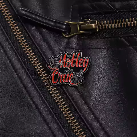 Classic 80s Heavy Metal Rock Band Enamel Pin Music Logo Brooch Fashion Lapel Pin Fan Collection Badg