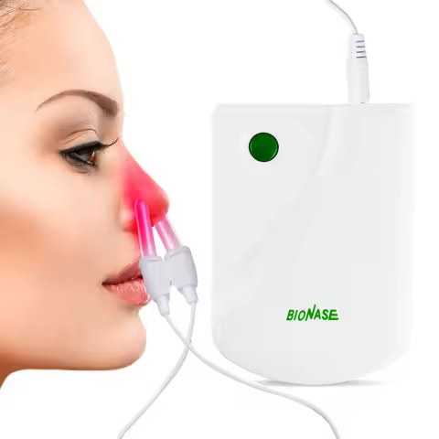 Nose Rhinitis Sinusitis Cure Hay Fever Low Frequency Pulse Laser Proxy BioNase Body Nose Massage Nos