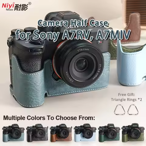 Camera Half Case Base Cover for Sony A7M4 A7R5 A7MIV A7RV markIV V Camera Protector Bottom Opening 1