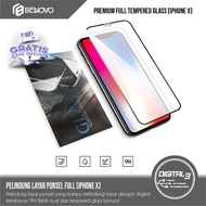 Benovo Full Tempered Glass Screen Guard Anti-Scratch 2.5D Iphone X / XS / Iphone 11 Pro Free Free Ip