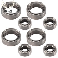 【wiiyaadss1.sg】8Pcs  4X8X3mm 8X12X3.5mm for   E18  1/18 RC Car Spare Parts A949 A959 A969 A979 A959-