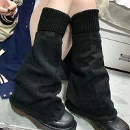 1 Cặp Phụ Nữ Harajuku Sừng Hình Dạng Đan Chân Ấm Socking Ngọt Ngào Lolita màu trơn Ham Vớ nhung mùa