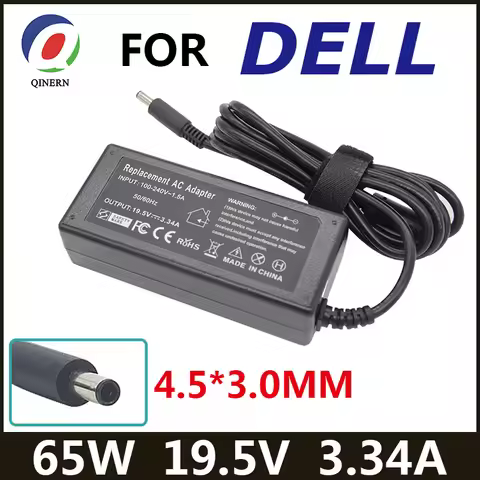 19.5V 3.34A 65W 4.5*3.0mm Laptop Charger Adapter For Dell Inspiron 15 3551 3552 3558 5551 5552 5555 