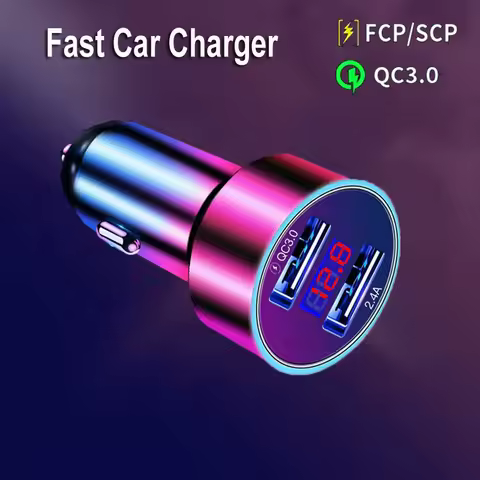 Fast Car Charger Quick Charge 3.0 Power Bank For Samsung S21 S20 FE Note 20 Ultra A12 A32 A52 A42 5G