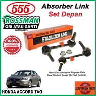 HONDA ACCORD TAO ORIGINAL 555 ABSORBER LINK DEPAN (2PCS)