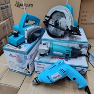 PAKET TUKANG KAYU!!! PROMO PAKET TUKANG KAYU Mesin Serut KAIROS +Gerinda 4 inch KAIROS + Mesin Bor 1