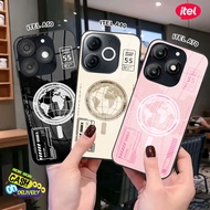 Softcase Glass For ITEL A50, A70 & A80 - Case Handphone ITEL A50, A70 & A80 [T132].