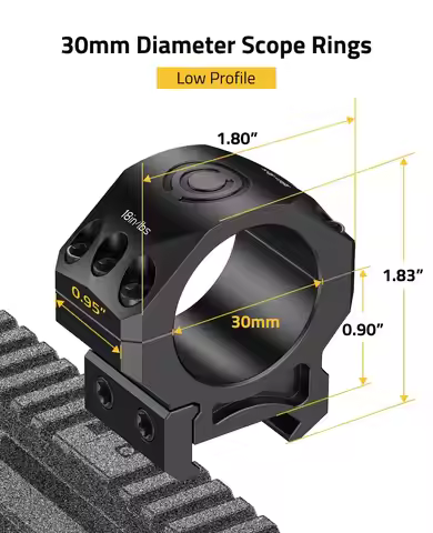 CVLIFE Precision Scope Rings Mount for Picatinny Rail and More - 2 Pieces