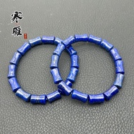 5A Grade Natural Afghanistan Raw Ore King Lapis Lazuli Bamboo Bracelet Higher Men Women Fashion Brac