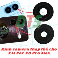 Replacement camera glass for XM Poc X8 Pro Max glue