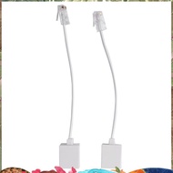 2 socket 8P4C / RJ45 male RJ11 6P4C to female M / F Adapter telephone Ethernet