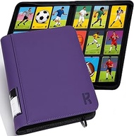 KarlyPro 9 Pocket Trading Card Zip Binder, 540 Cards, Premium SV-Tec Album Material, Tag Design, 32 