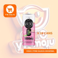 [ YW MAJU ] VIDA Vitamin C Sparkling 24x325ml - Pink Guava Flavour