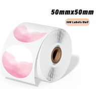 Colorful Thermal Label Sticker For Phomemo PM-241BT/245BT/249BT/D520/246S/344WF Thermal Waybill Prin