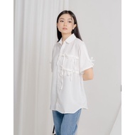 Top 4159 Korean Women's BLOUSE TOP SIMPLE OUTFIT IMPORT