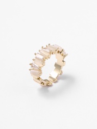 Cider Cider Zircon Decor Cuff Ring แหวนประดับเพทายไซเดอร์