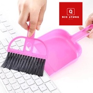 QBIGSHOP Broom and Dustpan Set Mini Broom and Dustpan Set Mini Dustpan/
