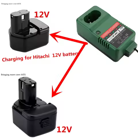 Replacement Battery Charger for Hitachi EB1214S 12V EB1220BL EB1212S EB1222HL Ni-Cd/Ni-Mh Cordless D