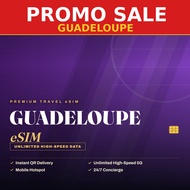 [PROMO] Guadeloupe Travel eSIM 1GB-5GB Data | Big Sale | Instant QR | 4G/5G