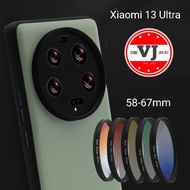 Xiaomi 13 Ultra Case With 58-67mm Photography Filter Lens