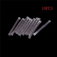 ✶ 10pcs/lot Transparent Pyrex Glass Blowing Tubes 100mm Long Thick Wall Test Tube 10x100mm