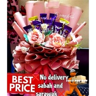 BOUQUET COKLAT/BUNGA COKLAT BIRTHDAY/BOUQUET BAJET/HADIAH MURAH/HADIAH BIRTHDAY WANITA/HADIAH BIRTHD