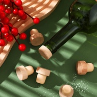 M & K | 5pcs Reusable Wine Cork Wooden and Rubber Wine Cork Polymer Cork Wine Bottle Cork T-Shaped C