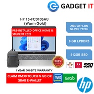 HP 15-FC0105AU / 15-FC0106AU / 15-FC0420AU / 15-FC0421AU LAPTOP (ATHLON SILVER 7120U,8GB,512GB SSD,1