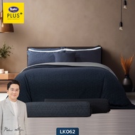 [New 2025] Satin Plus Lucky Me lucky MORE สีมงคล 12 ราศี ชุดผ้าปูที่นอน 3.5 ฟุต 3 ชิ้น + ผ้านวม 60"x