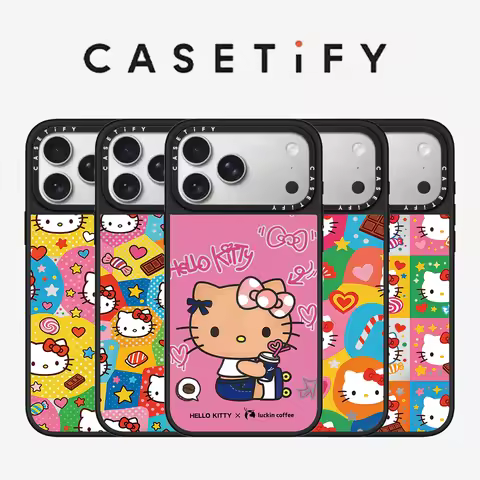 CASETiFY Co-branded HelloKitty Christmas Phone Case for IPhone 17 16 15 14 13 Pro Max 16 Plus Air Ma