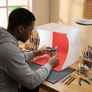 CYBERLINX Photo Studio Light Box, Folding 6 Colors Backdrops Mini Camera Light Box, Photobox Waterpr