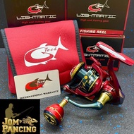 【Jom Pancing】2023 GTECH LIGHTMATIC 9 BEARINGS (AWASHIMA Nylon Line) SPINNING FISHING REEL,G-TECH,MAGURO EVO ELITE