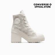 CONVERSE รองเท้าผ้าใบ CHUCK 70 DE LUXE HEEL FESTIVAL REMIX HI CREAM WOMEN (A07535C) A07535CF_U4CMXX