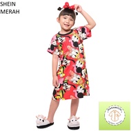 KIMINORI SHEIN Dress Anak Lengan Pendek