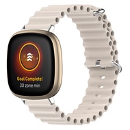 Suitable for Fitbit versa4 sense2 Ocean Strap Silicone Strap versa3 sense Replacement Strap