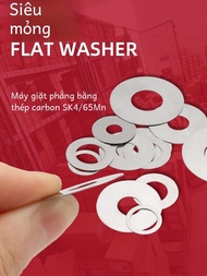 M4-M20 Ultra Thin Hardened Washer 0.15 Thickness 0.2mm Valve Plate 65mn Shaft Gap Flat Washer Adjust