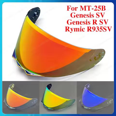 V25B Motorcycle Helmet Lens For MT-V25B Genesis SV Genesis R SV Rymic R935SV Helmet Visor Windshield