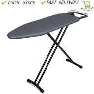 Adjustable Height Ironing Board Standing Ironing Board with Premium Board Cover and Iron Rest