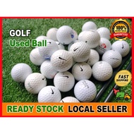 10pcs/20pcs Bola Golf Terpakai Golf Ball Used ORIGINAL BRANDED HIGH QUALITY (READY STOCK)