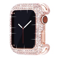 For Apple Watch Case Bling Metal Diamond Applewatch Case for iWatchSeries 8/7/6/5/4/3/2/1/ Apple watch se Cover