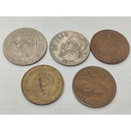 11/15 @ 8 Old Foreign Currency (Five Pieces) 1954.71.73.80