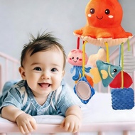 Mainan Baby 4 Bulan Pull String Toy Baby 6 Month Teether Sensory Toys Clown Mainan Baby 6 Bulan